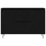 Sideboard Black Oak 101.5 x 35 x 70 cm Engineered Wood 862934