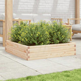 Garden Planter 100x100x23 cm Solid Wood Pine 847208