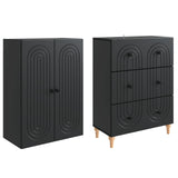 Cabinet Set 2 pcs 66 x 34.5 x 90 cm Engineered Wood 3416458