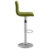 Bar Stools 2 pcs Light Green Velvet 333689
