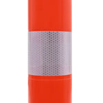 Traffic Control Bollards 2 pcs Plastic 75 cm 142828