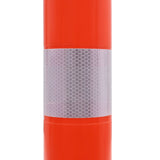 Traffic Control Bollards 2 pcs Plastic 75 cm 142828