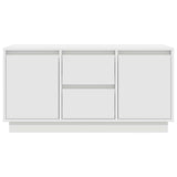 TV Cabinet with LED Lights White 100x41x50 cm 861409