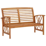 Garden Lounge Set Natural Wood Solid Acacia Wood Medium Durable 3057984