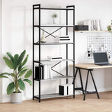 Bookshelf Grey sonoma 80 x 30 x 189.5 cm Engineered Wood 868410