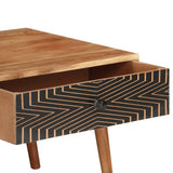 Coffee Table 100x50x39 cm Solid Acacia Wood 322666