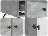 Sideboard Concrete Grey 66 x 34.5 x 95 cm Engineered Wood 895588