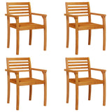 Garden Chairs 4 pcs 59x55x85 cm Solid Wood Acacia 3216303