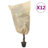 Plant Fleece Covers with Drawstring 12 pcs 70 g/m 0,8x0,8 m 3203555