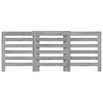 ZNTS Radiator Cover Grey Sonoma 205x21.5x83.5 cm Engineered Wood 852722