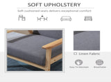 Minimalistic Wooden Frame Accent Chair, with Padded Seat T3398P343020