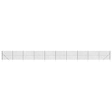 Chain Link Fence with Spike Anchors Anthracite 1.4x25 m 153979