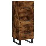 Sideboard Smoked Oak 34.5x34x90 cm Engineered Wood 828633