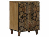 Sideboard with Storage Brown 40 x 33.5 x 75 cm Solid Mango Wood 4018356