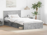 Bed Frame with Headboard Concerte 90 x 200 cm Solid Pine Wood 3410648
