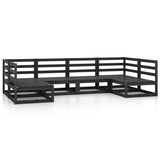 6 Piece Garden Lounge Set Solid Pinewood 3076123