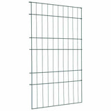 Pond Fence Set 8 pcs Green 50 x 80 cm Steel 42017320