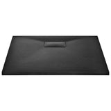 Shower Base Tray SMC Black 90x80 cm 144778