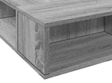 Bed Frame without Mattress Grey Sonoma 200x200 cm 3280452
