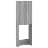 Toilet Cabinet ARNHEM Grey Sonoma 66 x 25.5 x 190 cm 896701