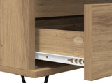 Sideboard Artisan Oak 40 x 35 x 70 cm Engineered Wood and Iron 881706