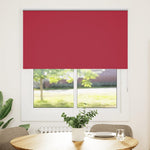 ZNTS Roller Blind Blackout Red 130x150 cm Fabric Width 126.6 cm Polyester 4011784