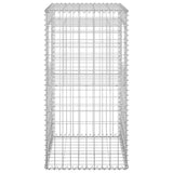 Gabion Basket Posts 2 pcs 50x50x100 cm Iron 151269