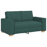 Sofa Set with Cushion 3 pcs Dark Green 220 x 78 x 84 cm Fabric 3324614