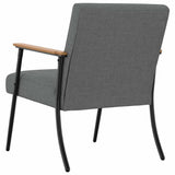 Armchair Dark Grey 59 x 75 x 78 cm Fabric 42017663