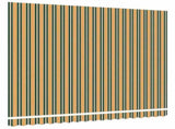 Awning Replacement Fabric Green and yellow 4 x 3 m Polyester 42000644