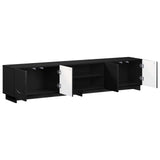 TV Stand 180 x 34.5 x 40 cm Black Engineered Wood 8011496