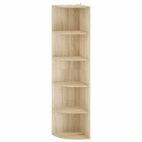 Corner Shelf 5-Tier 41.5 x 41.5 x 178 cm Engineered Wood 8016328
