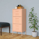Storage Cabinet Pink Steel Standard Adjustable Feet 336184