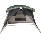Camping Tent with Porch 4-Person Green Waterproof 94536