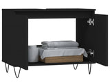 Bathroom Cabinet Black 58x33x60 cm Engineered Wood 831581