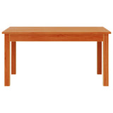 ZNTS Coffee Table Wax Brown 80x50x40 cm Solid Wood Pine 847176