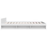 Bed Frame with Drawers without Mattress White 140x190 cm 3280762