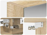 Bathroom Mirror Cabinet Sonoma Oak 30 x 10.5 x 50 cm 889017