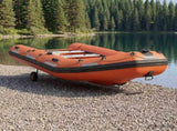 Adjustable Boat Trailer with Pneumatic Tires 200 kg Load Silver 42043568