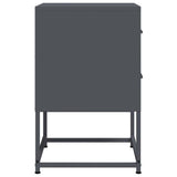 Bedside Cabinet Anthracite 36x39x60.5 cm Steel 846462