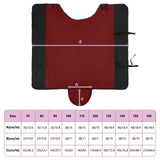 Horse Blanket Bordeaux and Black 165 cm Polyester 42013066