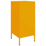 Sideboards 2 pcs Mustard Yellow 36x39x79 cm Steel 843019