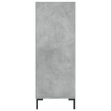 Bookcase Concrete Grey 69.5x32.5x90 cm Engineered Wood 828368