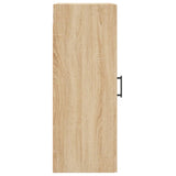 Wall Mounted Cabinet Sonoma Oak 34.5x34x90 cm Engineered Wood 830511