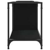 TV Cabinet Black 203x37x50 cm Engineered Wood 837607