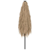 Garden Parasol with Steel Pole Brown 248x248x248 cm 4005089