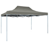 ZNTS Professional Folding Party Tent 3x4 m Steel Anthracite 48895