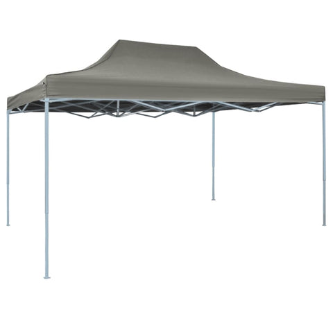 ZNTS Professional Folding Party Tent 3x4 m Steel Anthracite 48895