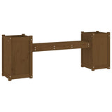 Planter Bench Honey Brown 180x36x63 cm Solid Wood Pine 825166