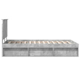 Bed Frame with Headboard Concerte 120 x 190 cm Solid Pine Wood 3409375